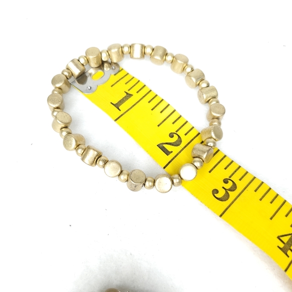 Set of Five Elastic Beaded Bracelets - Picture 5 of 8